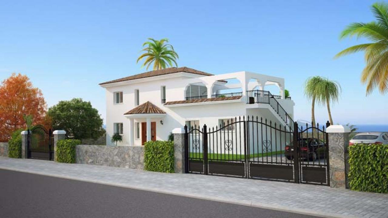 4 Bedroom Villa with Private Pool, Terrace, Ozankoy, Kyrenia