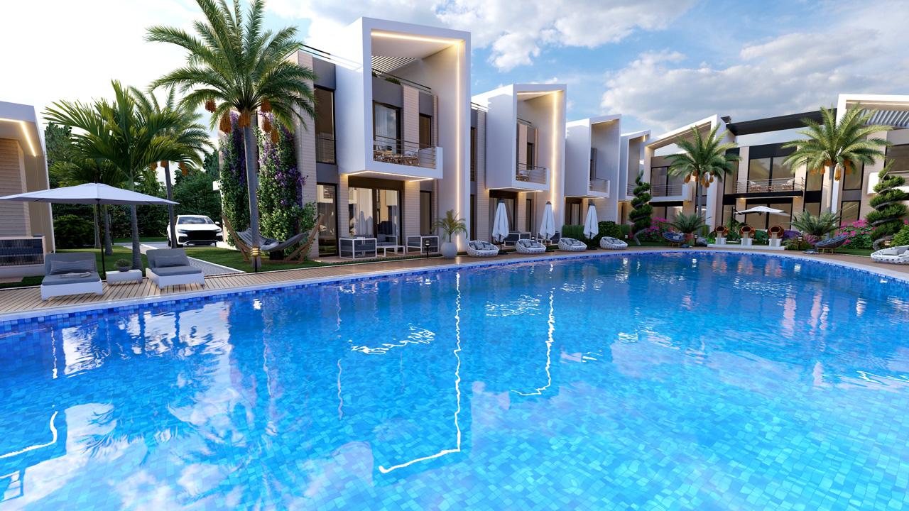 2 Bedroom Duplex Apartment with Sea View, Lapta-Alsancak, Kyrenia