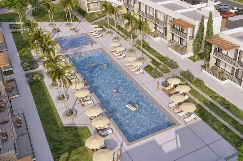 Seaside Splendor: роскошные апартаменты с 1 спальней в комплексе Tatlısu Serene Sanctuary