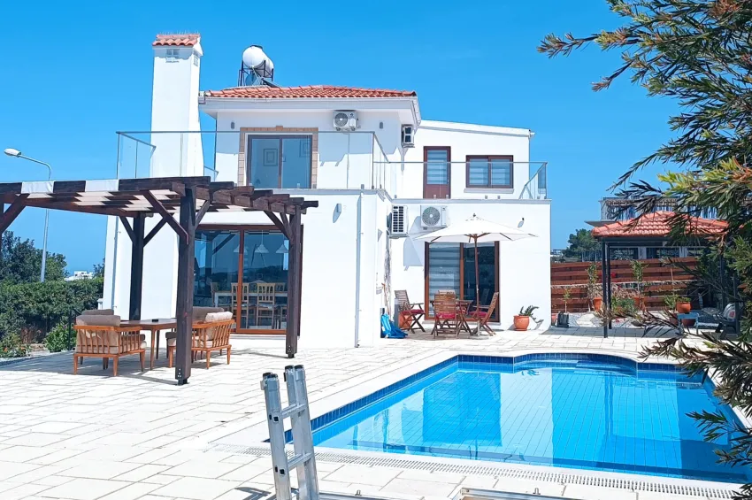 4 Bedroom Elegant Villa with Mesmerizing Sea Views in Bahceli, Kyrenia