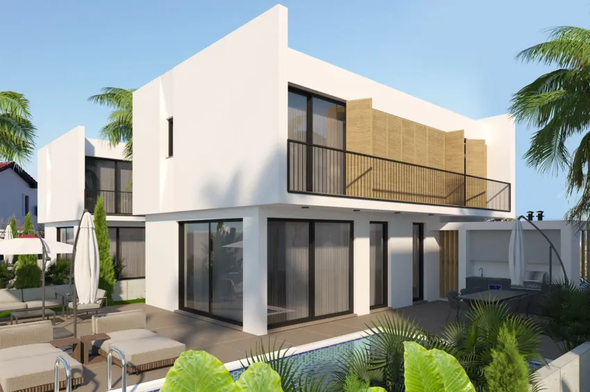 Pittoresk duplexvilla med 3 sovrum i Karşıyaka, Kyrenia