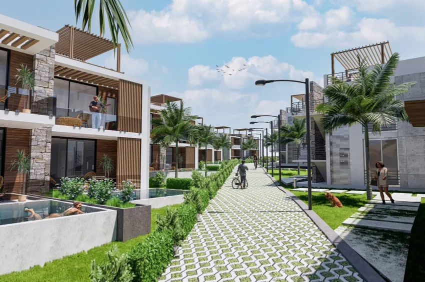 1 Bedroom Apartment in Esentepe Bahçeli Within Walking Distance to the Sea