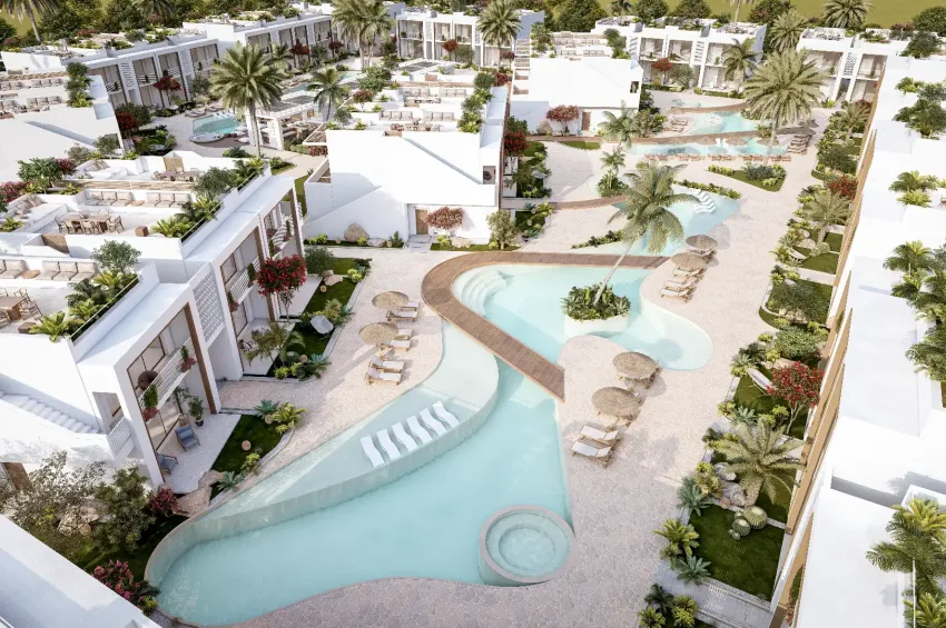 2 Bedroom Apartment Within Walking Distance of the Sea in a Residence with Pool in Lapta