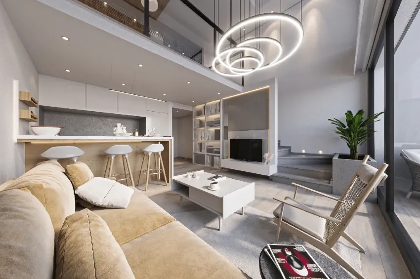 1 Bedroom Loft Apartment within Walking Distance of the Sea in a 5★ Complex