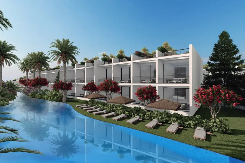 Apartament typu studio penthouse w wyjątkowym resorcie w Tatlısu