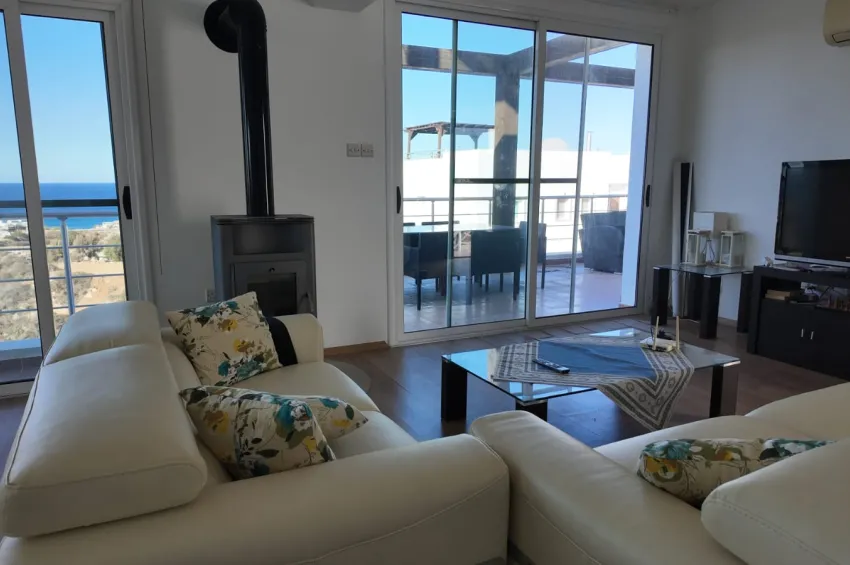 3-Bedroom Duplex Penthouse with Expansive Terrace in a Residential Complex