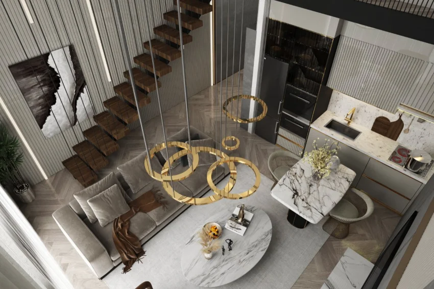 Esentepe'de Muhteşem 2 Yatak Odalı Loft Daire