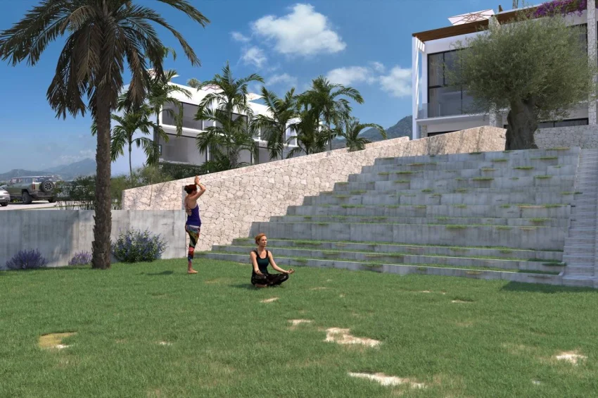 2 спальни Seaside Oasis Living: эксклюзивные апартаменты-лофт с захватывающим видом в Татлысу