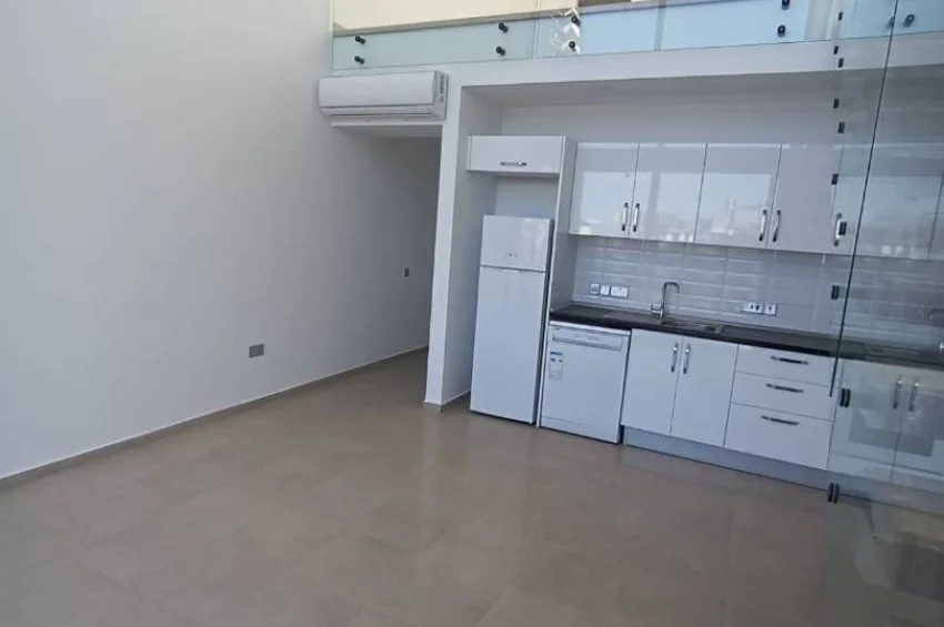 Snyggt 2 sovrum loft med panoramautsikt och oas på taket i Esentepe, Kyrenia