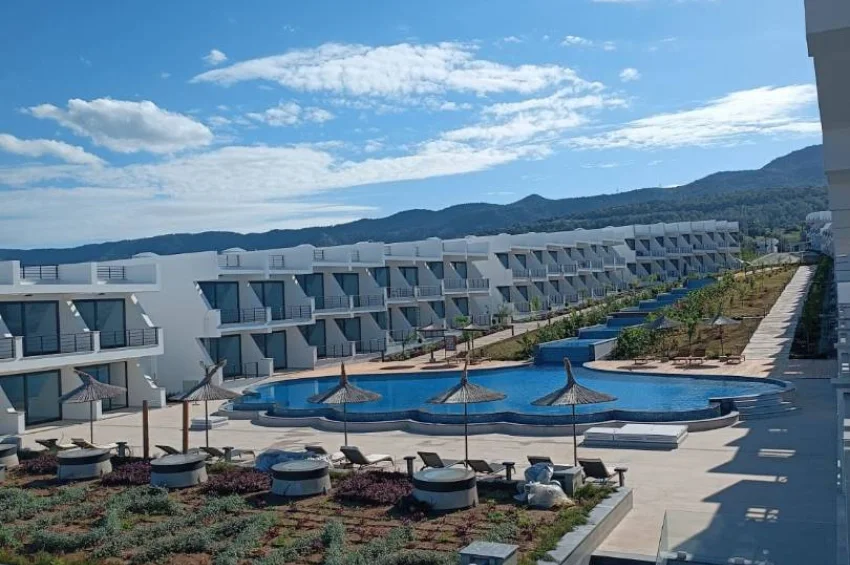 Anspruchsvolle 2 Schlafzimmer Wohnung mit großer Dachterrasse und Meerblick in Esentepe, Kyrenia
