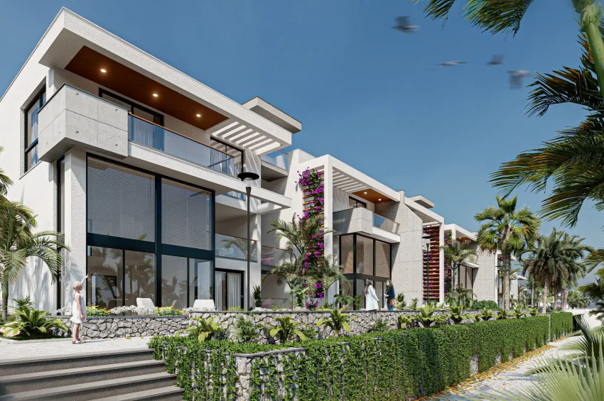 2 soverom Seaside Serenity: Et luksuriøst tilfluktssted med spa, bassenger og rolige hager