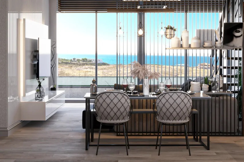 2 soverom Seaside Serenity: Et luksuriøst tilfluktssted med spa, bassenger og rolige hager