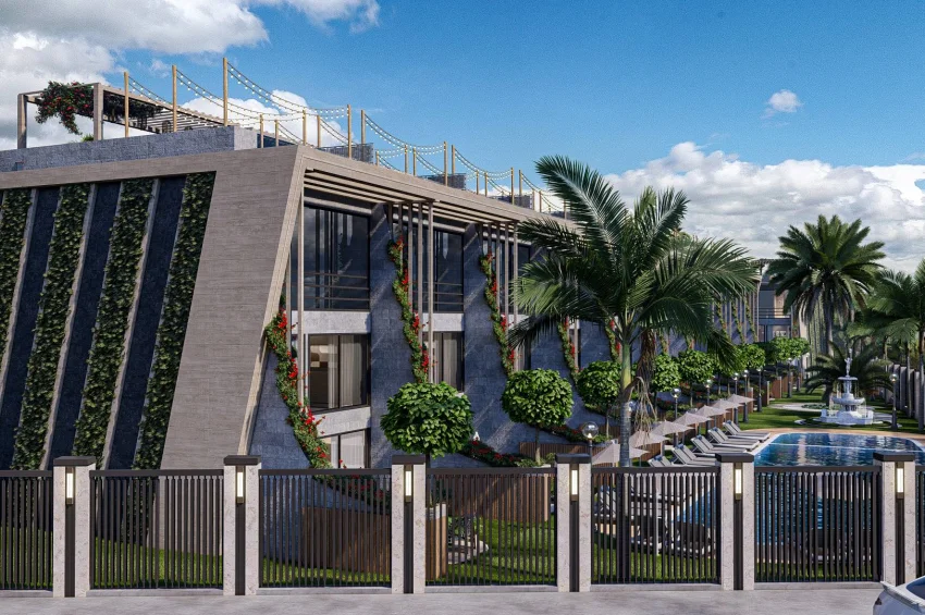 Seafront Studio Apartment with Terrace – Pool, Playground, Generator and High-Speed Internet