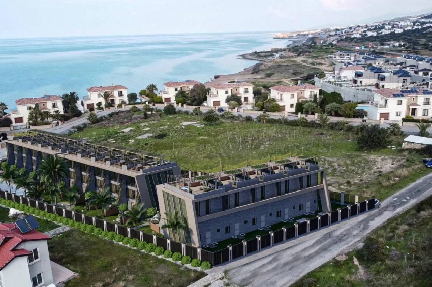 Seafront Studio Apartment with Terrace – Pool, Playground, Generator and High-Speed Internet