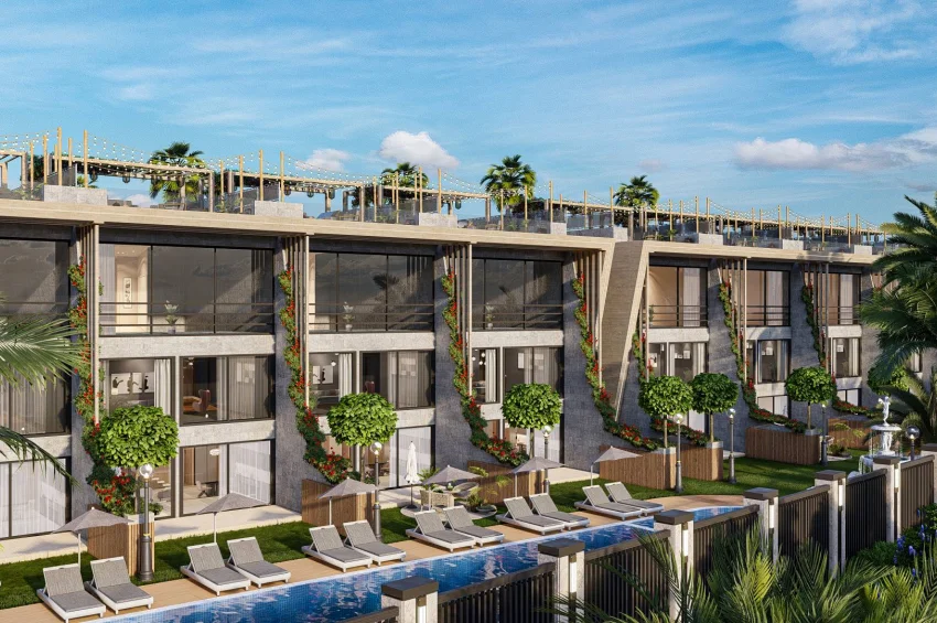 Seafront Studio Apartment with Terrace – Pool, Playground, Generator and High-Speed Internet