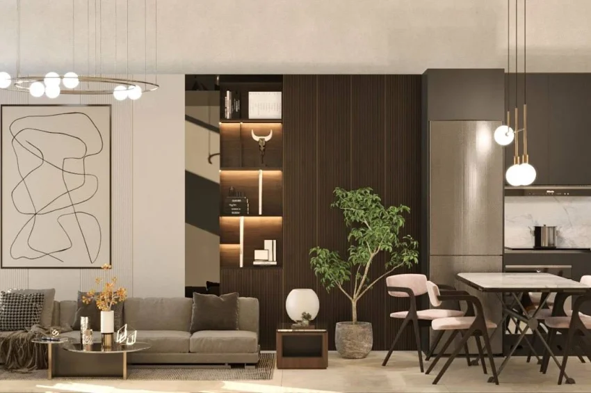 1 Bedroom Loft Apartment in Esentepe, Seafront, Swimming Pool, Playground, Generator, and High-Speed Internet