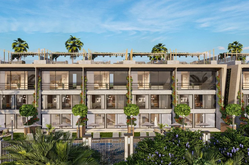 1 Bedroom Loft Apartment in Esentepe, Seafront, Swimming Pool, Playground, Generator, and High-Speed Internet
