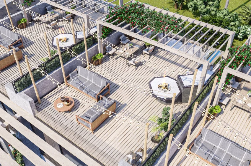 1 Bedroom Loft Apartment in Esentepe, Seafront, Swimming Pool, Playground, Generator, and High-Speed Internet