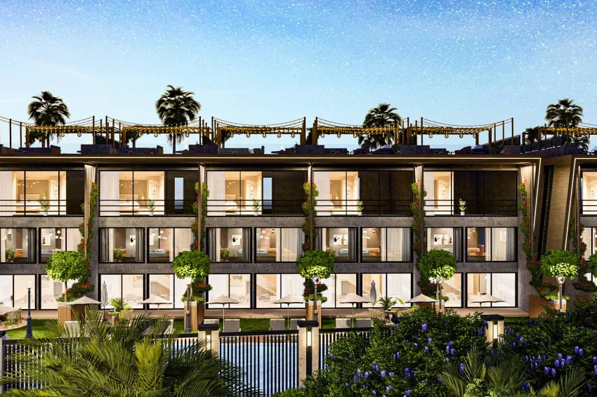 1 Bedroom Loft Apartment in Esentepe, Seafront, Swimming Pool, Playground, Generator, and High-Speed Internet
