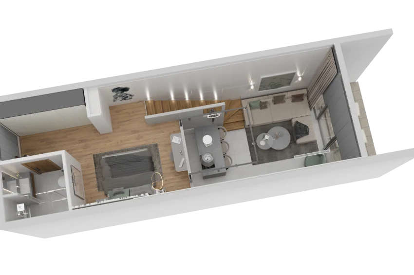 2 Schlafzimmer Wohnung in einer ultraluxuriösen Anlage in Esentepe