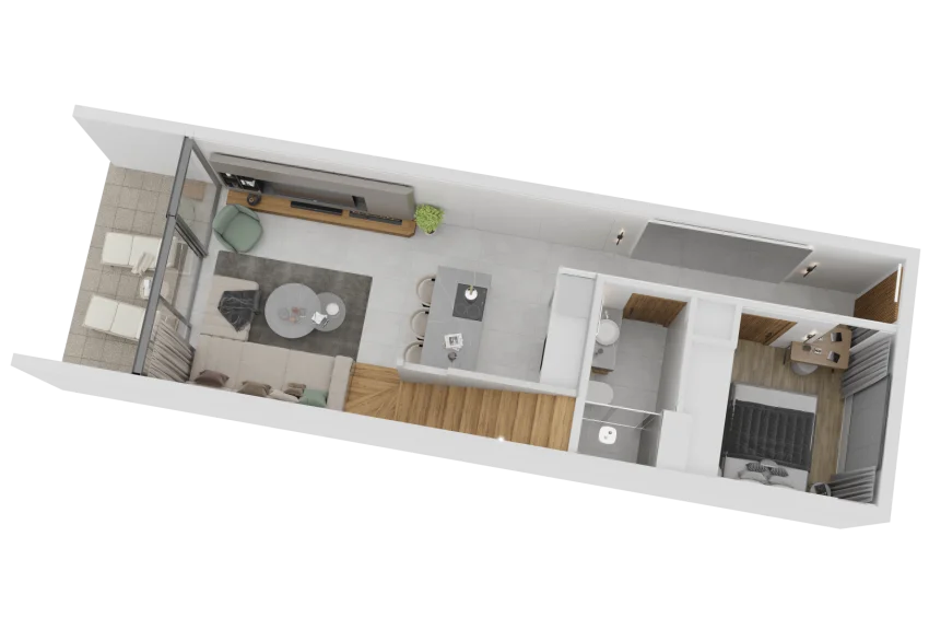 2 Schlafzimmer Wohnung in einer ultraluxuriösen Anlage in Esentepe