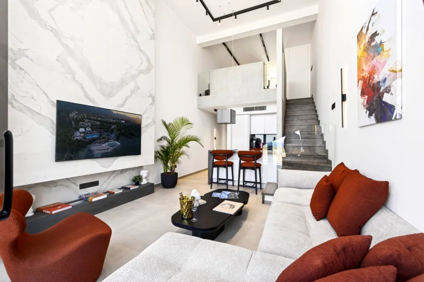 2 Schlafzimmer Wohnung in einer ultraluxuriösen Anlage in Esentepe