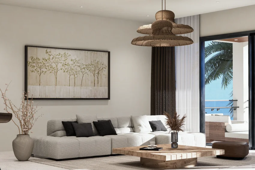 Exklusive moderne Villa mit Meerblick inmitten einer waldreichen Umgebung