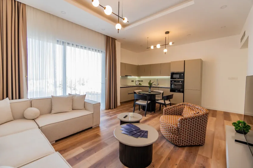 2 Schlafzimmer Wohnung in einer luxuriösen Wohnanlage mit Pool und sozialen Einrichtungen in Karşıyaka, Girne