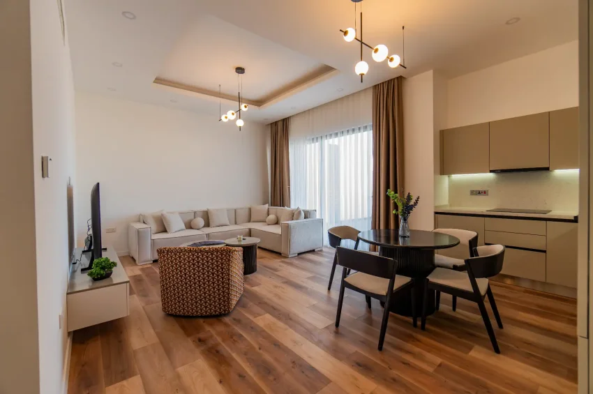 2 Schlafzimmer Wohnung in einer luxuriösen Wohnanlage mit Pool und sozialen Einrichtungen in Karşıyaka, Girne