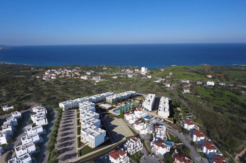 2 Schlafzimmer Wohnung in einer luxuriösen Wohnanlage mit Pool und sozialen Einrichtungen in Karşıyaka, Girne