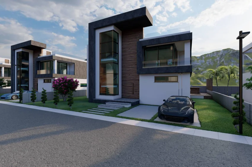 İskele'de Eşsiz Olanaklara Sahip 3 Yatak Odalı Lüks Villa
