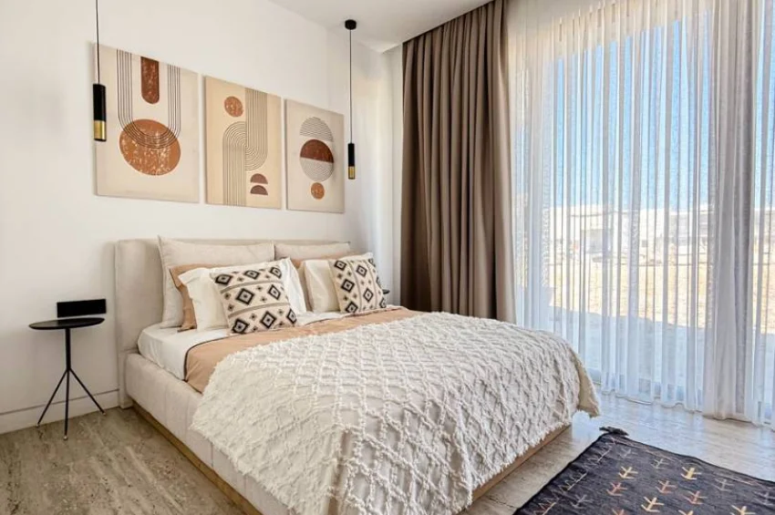 Studio Apartment with Terrace and Lagoon Pool View in a Tropical Concept Project