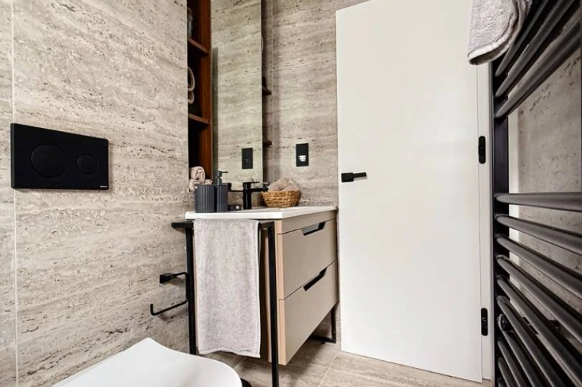 Studio Apartment with Terrace and Lagoon Pool View in a Tropical Concept Project