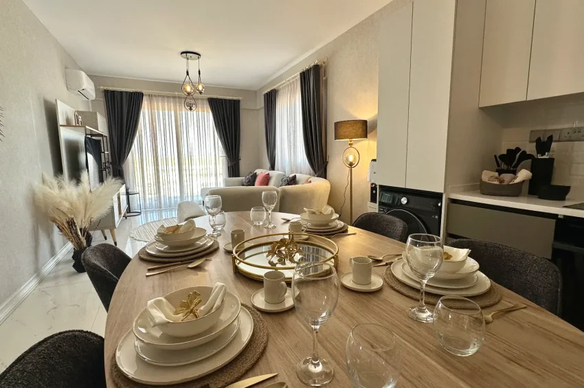 2 Schlafzimmer Wohnung am Meer mit Luxus in einem Juwel an der Küste von Iskele