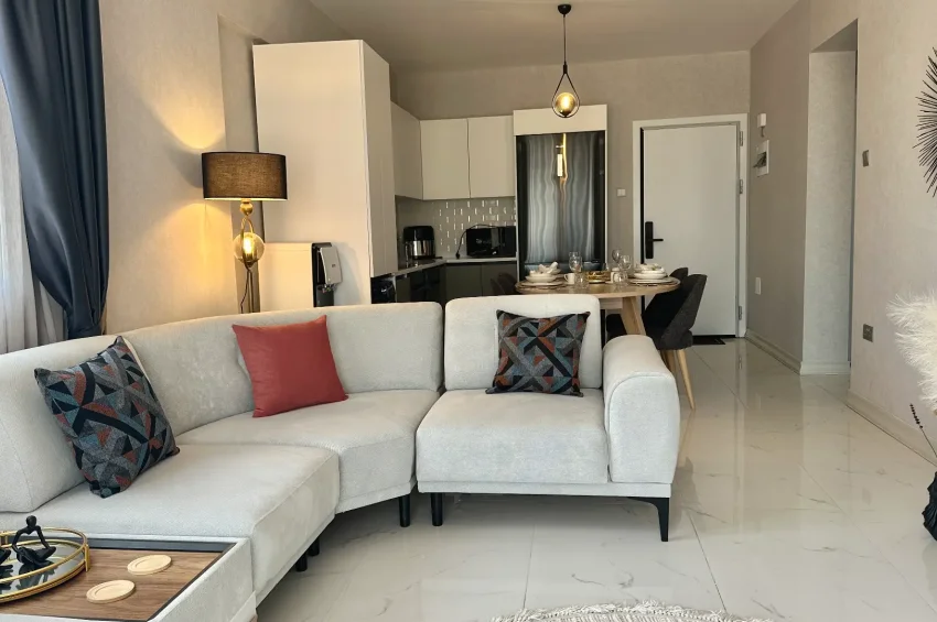 2 Schlafzimmer Wohnung am Meer mit Luxus in einem Juwel an der Küste von Iskele
