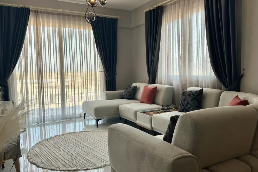 2 Schlafzimmer Wohnung am Meer mit Luxus in einem Juwel an der Küste von Iskele
