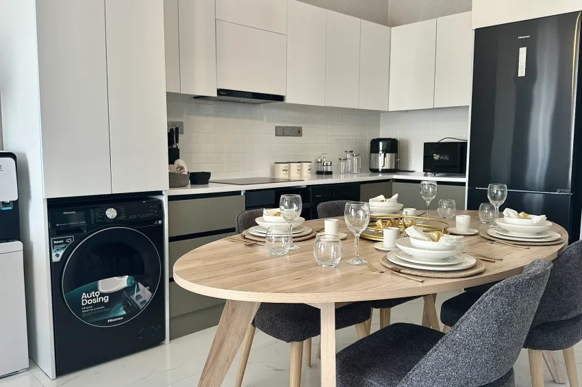 2 Schlafzimmer Wohnung am Meer mit Luxus in einem Juwel an der Küste von Iskele