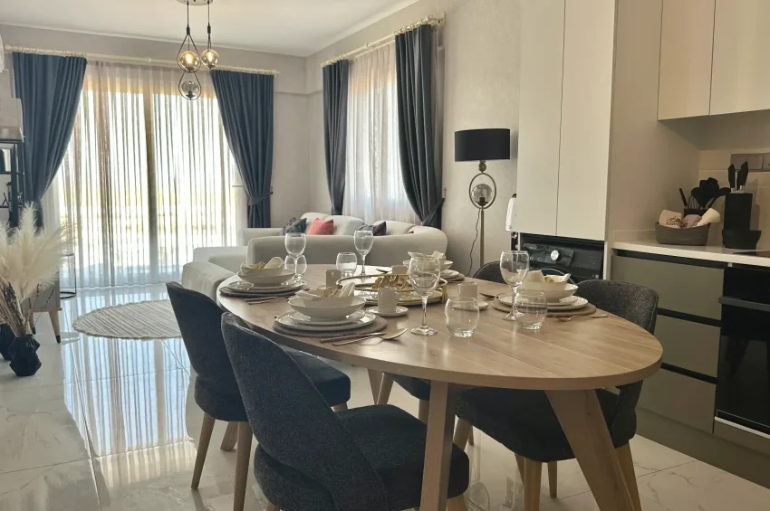 2 Schlafzimmer Wohnung am Meer mit Luxus in einem Juwel an der Küste von Iskele