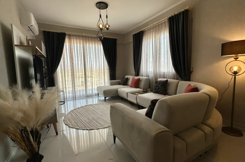 2 Schlafzimmer Wohnung am Meer mit Luxus in einem Juwel an der Küste von Iskele