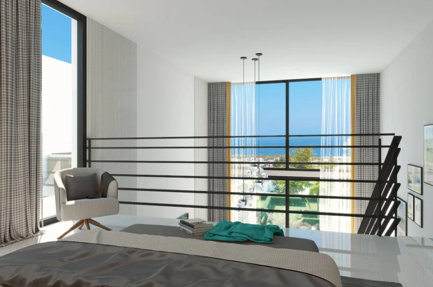 Prächtiges Loft-Penthouse mit 2 Schlafzimmer in Kyrenia