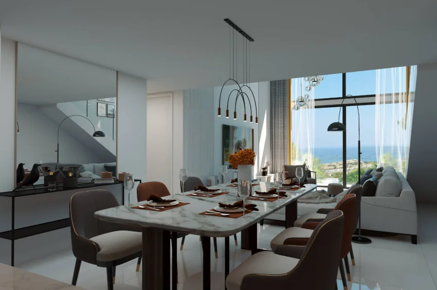 Prächtiges Loft-Penthouse mit 2 Schlafzimmer in Kyrenia