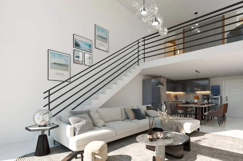 Överdådig 3 sovrum loft Penthouse Kyrenia en oas av elegans och komfort