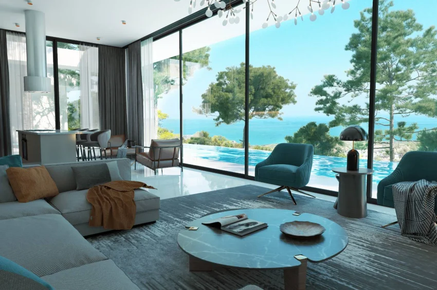 Elegant bungalow med 3 sovrum Esentepe, Kyrenia