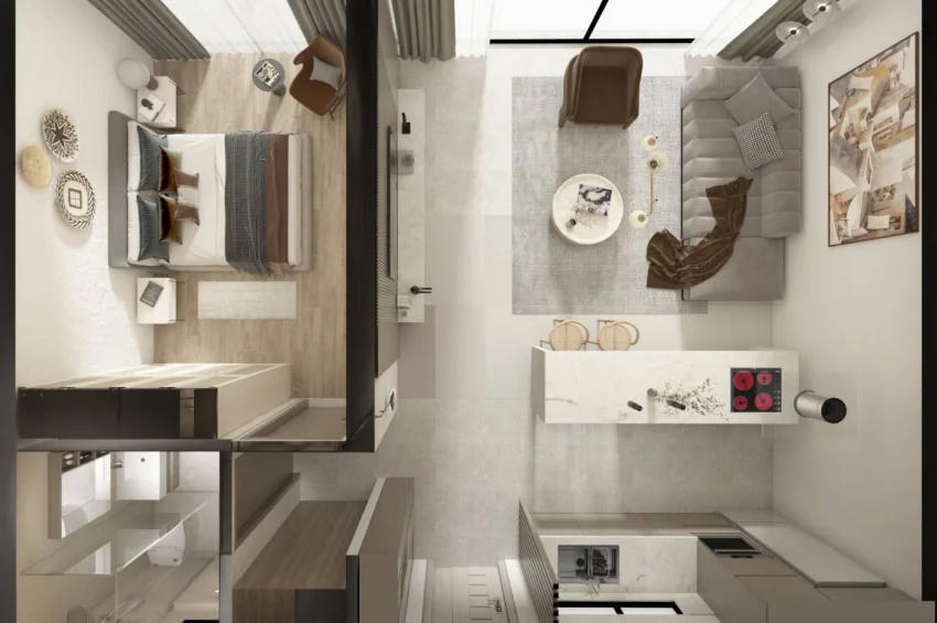 Pracht am Meer: Luxuriöse 1 Schlafzimmer Wohnung im ruhigen Refugium von Tatlısu