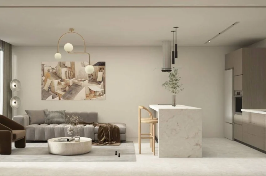Pracht am Meer: Luxuriöse 1 Schlafzimmer Wohnung im ruhigen Refugium von Tatlısu