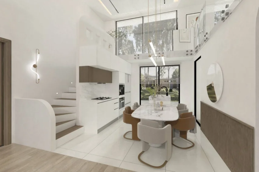 Seaside Serenity: Loftleilighet med 3 soverom i Tatlısu