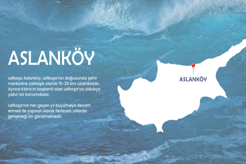 Aslanköy-Gazimağusa 19 Acres Land mit Baugenehmigung zu verkaufen