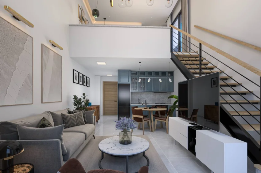 Stunning 1 Bedroom Duplex Penthouse Apartment with Outdoor Living Spaces