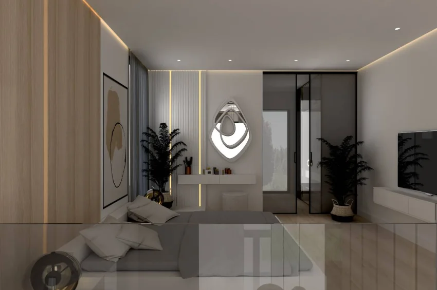 Loftowy penthouse z 3 sypialniami i widokiem na morze i naturę, Yeni Boğaziçi