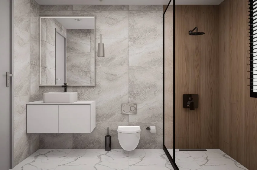 Golf Sahasıyla Çevrelenmiş Geniş 1 Yatak Odalı Loft Daire